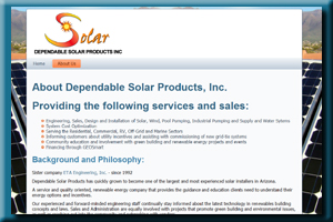 Dependable Solar Products - Arizona's Leader